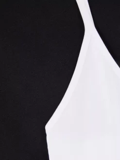 Topy na ramiączkach z głębokim dekoltem, 2 szt.