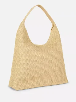 Torba shopper o kroju oversize z marszczeniami