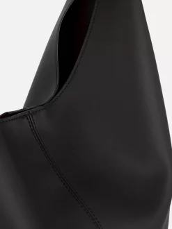 Torba shopper typu worek ze sztucznej skóry