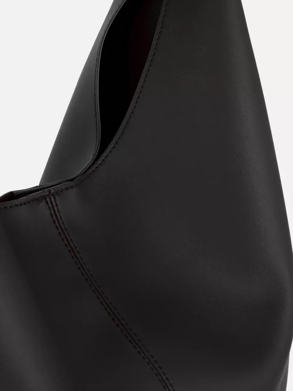 Torba shopper typu worek ze sztucznej skóry