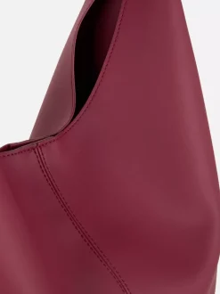 Torba shopper typu worek ze sztucznej skóry