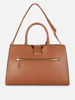 Torba shopper ze sztucznej skóry