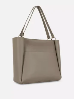 Torba shopper ze sztucznej skóry