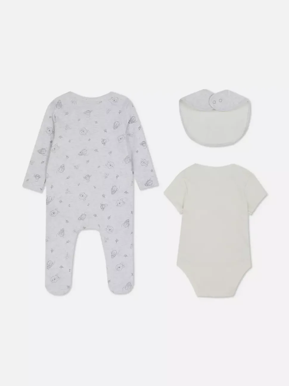 Trzyczęściowy komplet z Kubusiem Puchatkiem