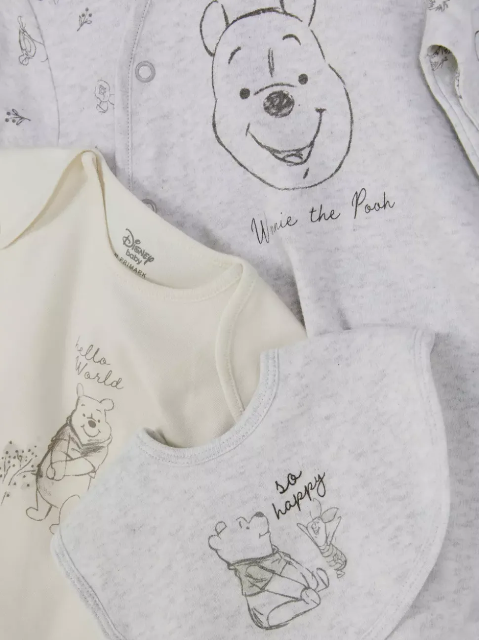 Trzyczęściowy komplet z Kubusiem Puchatkiem