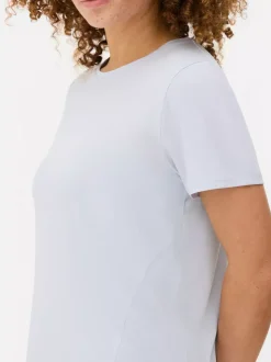 T-shirt na siłownię z okrągłym dekoltem