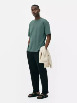 T-shirt o luźnym kroju