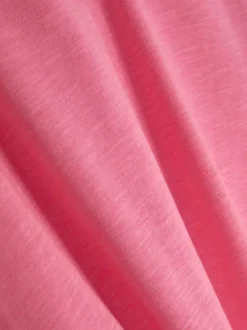 T-shirt o nieregularnym splocie z krótkim rękawem