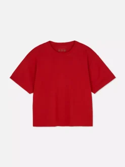 T-shirt oversize o kwadratowym kroju