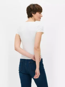 T-shirt z efektem drugiej skóry