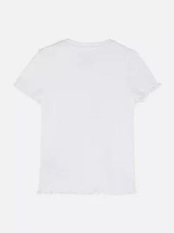 T-shirt z krótkim rękawem w prążki