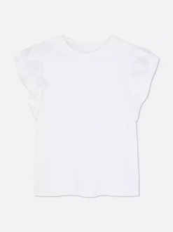 T-shirt z krótkim rękawem z haftem