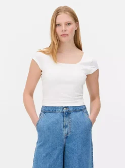 T-shirt z minirękawkami