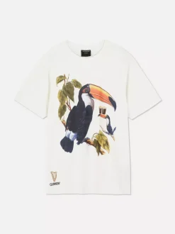 T-shirt z motywem tukana, symbolu Guinnessa