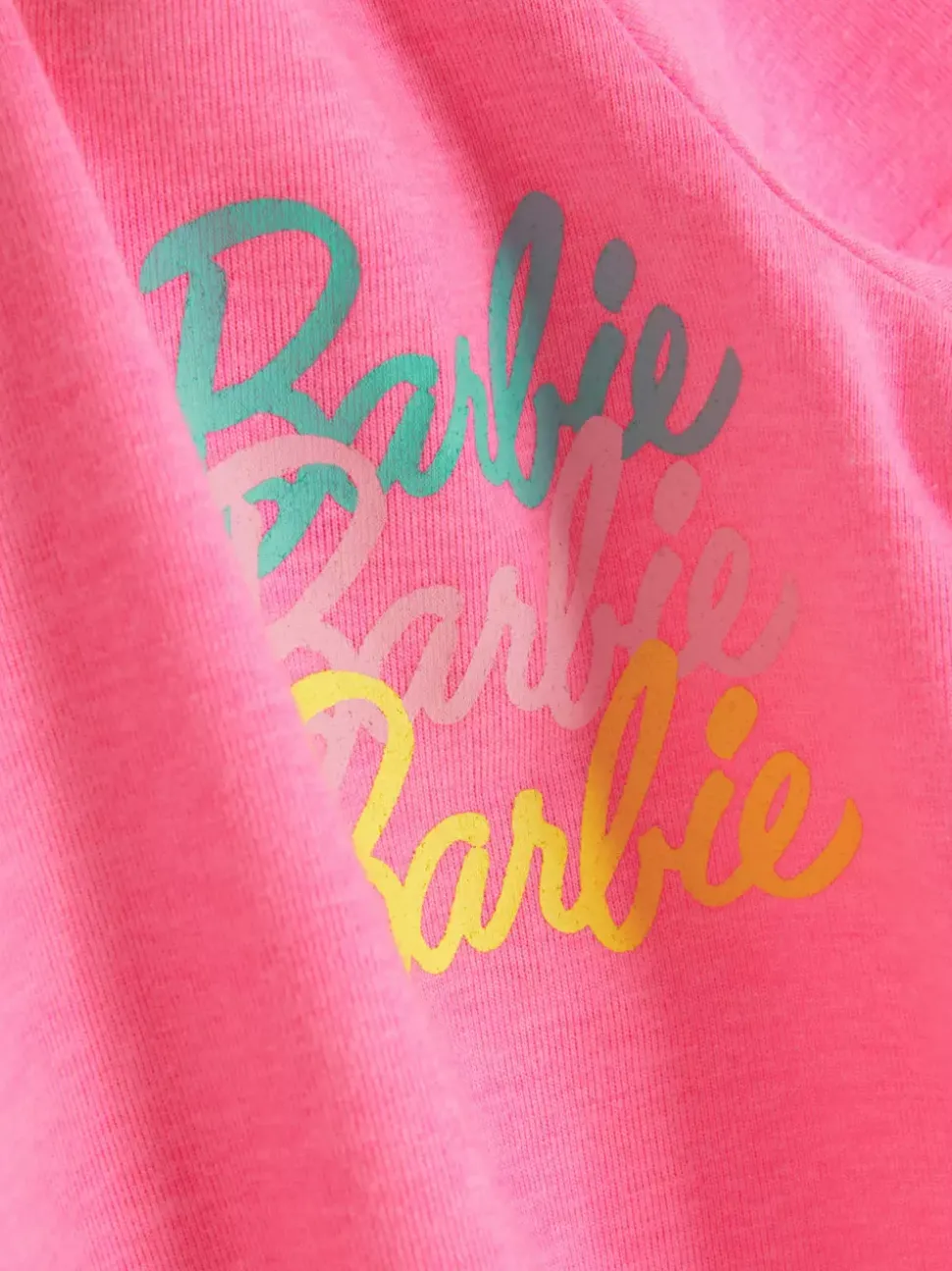 T-shirt z nadrukiem Barbie