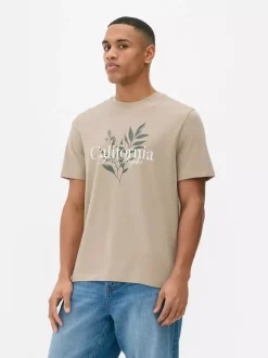 T-shirt z nadrukiem California