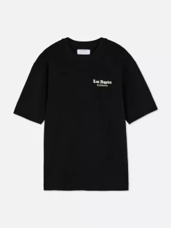 T-shirt z nadrukiem Los Angeles