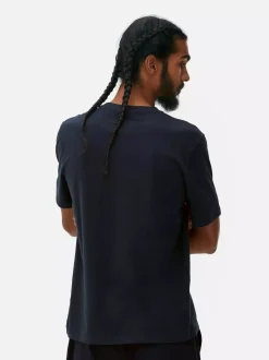 T-shirt z okrągłym dekoltem o regularnym kroju