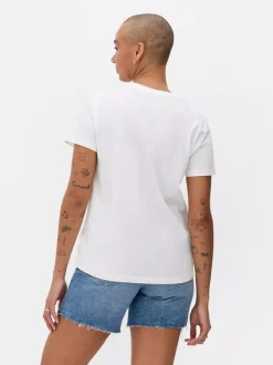 T-shirt z okrągłym dekoltem i motywem Sticha Disneya