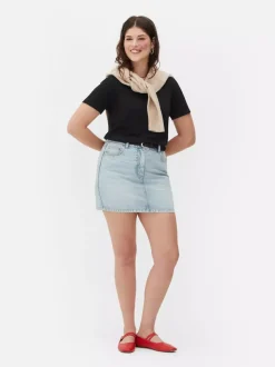 T-shirt z okrągłym dekoltem o regularnym kroju