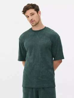 T-shirt z tkaniny frotte