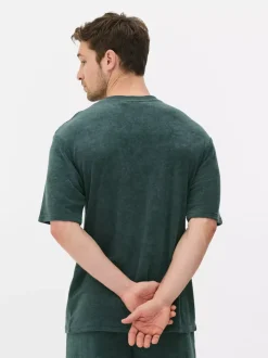 T-shirt z tkaniny frotte