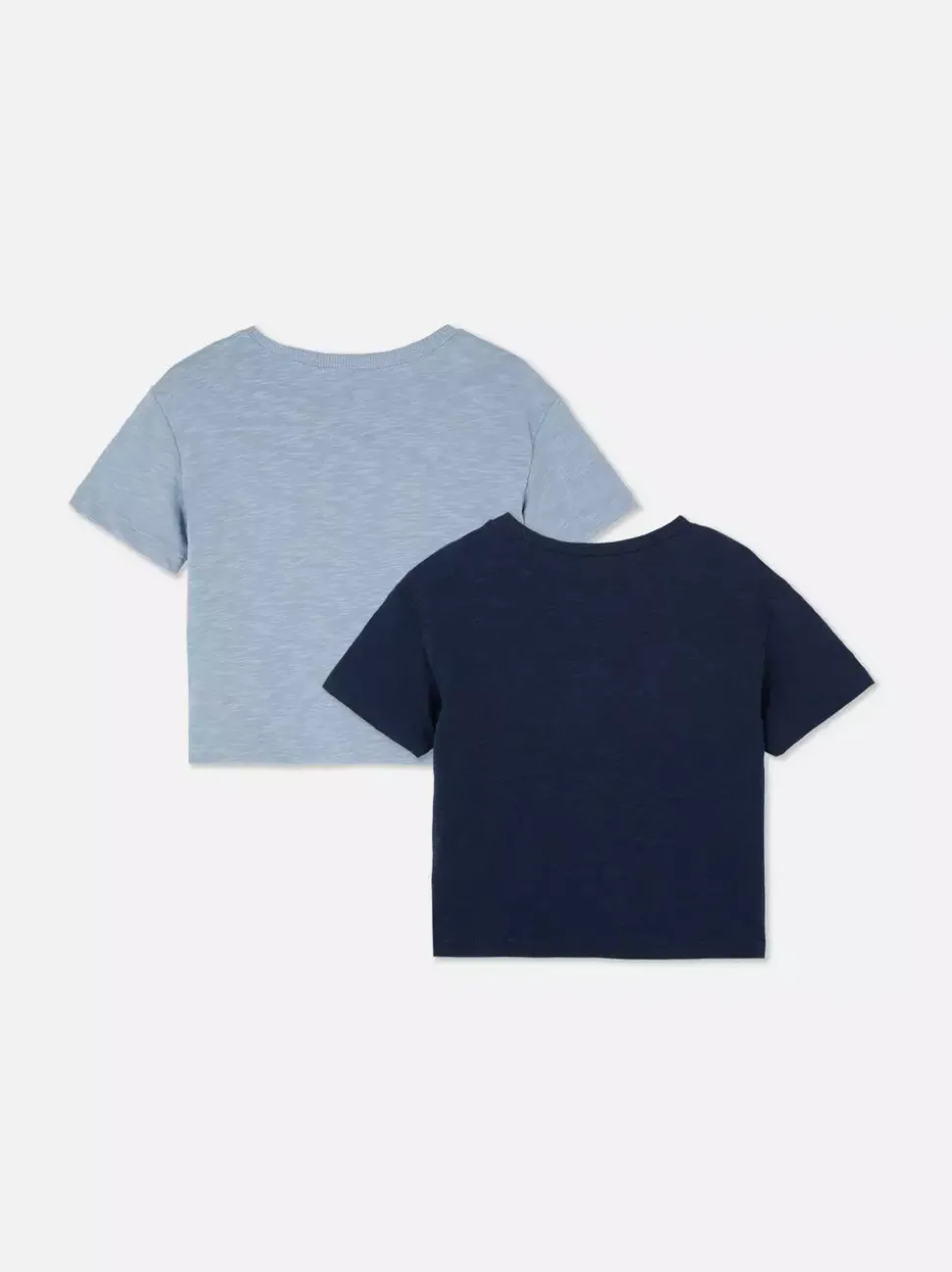 T-shirty z tkaniny o nieregularnym splocie, 2 szt.