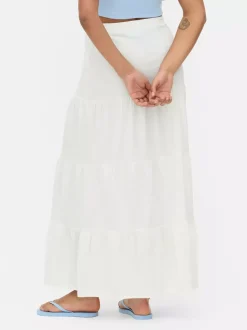 Warstwowa spódnica maxi