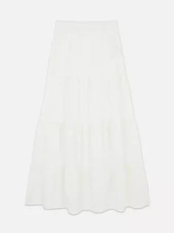 Warstwowa spódnica maxi