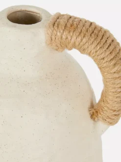 Wazon z rączką z juty