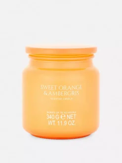 Świeca zapachowa w słoiku z pokrywką