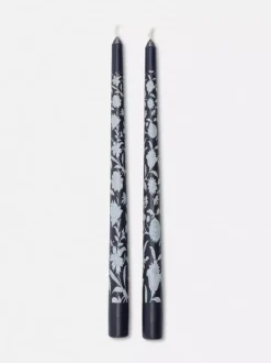 Świece stołowe z nadrukiem, 2 szt.