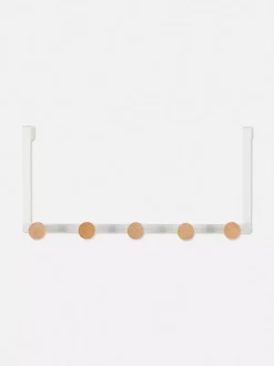 Wieszak na drzwi z trzema haczykami na płaszcz