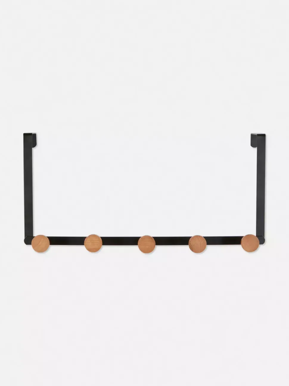 Wieszak na drzwi z trzema haczykami na płaszcz