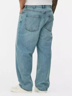 Workowate spodnie jeansowe