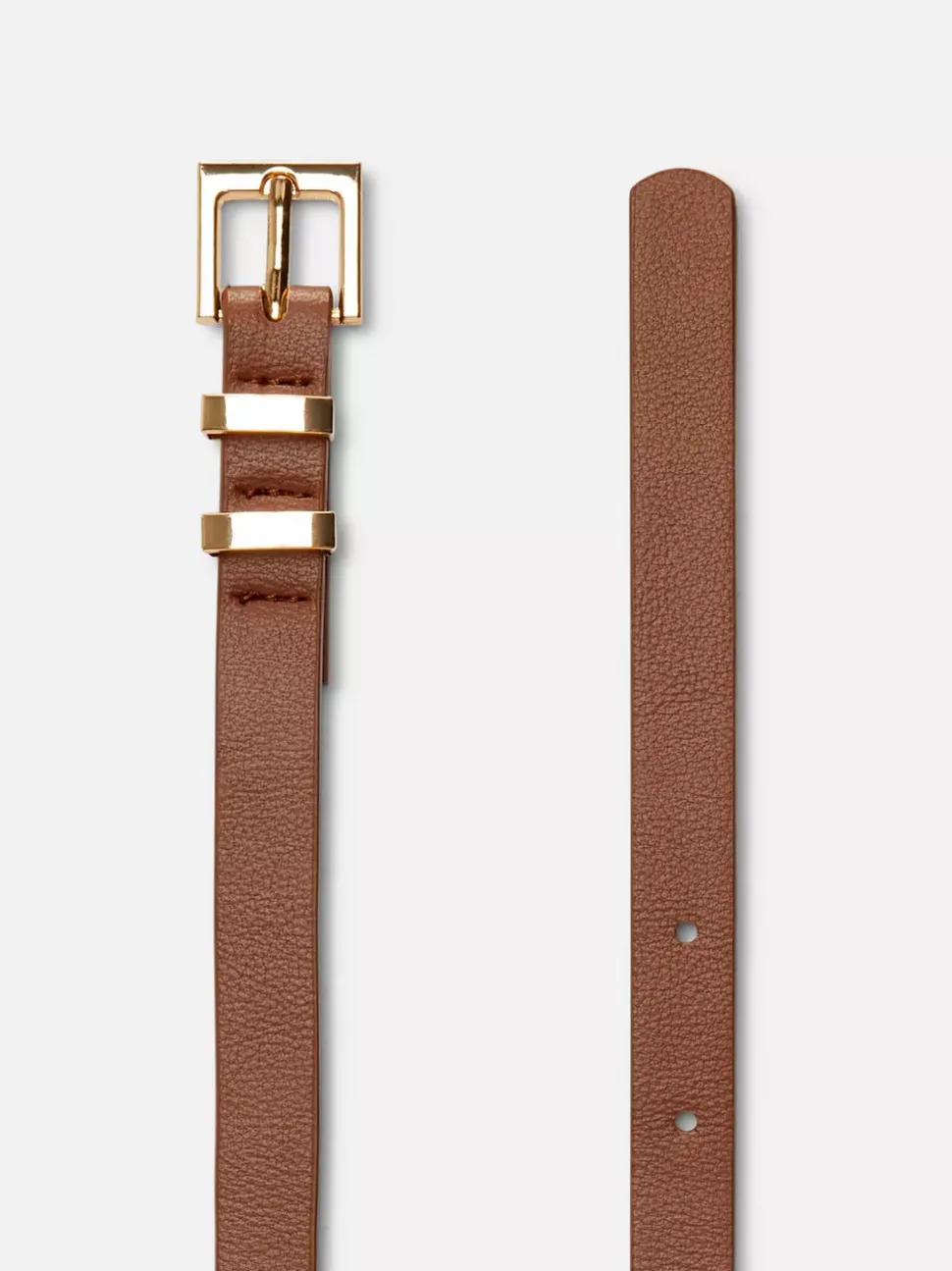 Wąski pasek z kwadratową klamrą