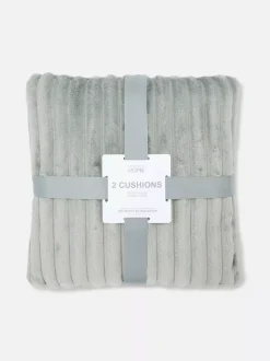 Wygodne prążkowane poduszki, 2 szt.