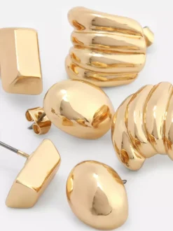 Wymyślne kolczyki sztyfty, 3 pary