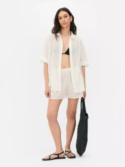 Wyszywana koszula wakacyjna