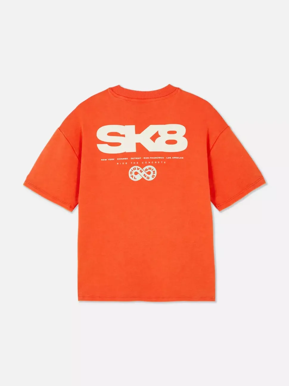 Wyszywany T-shirt SK8