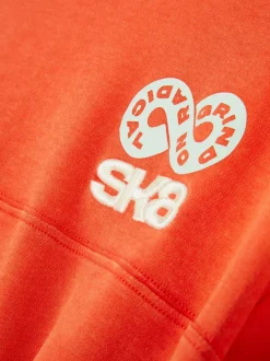 Wyszywany T-shirt SK8