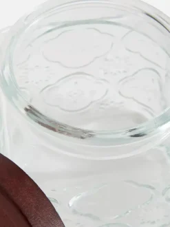 Wytłaczany pojemnik z drewnianą pokrywką