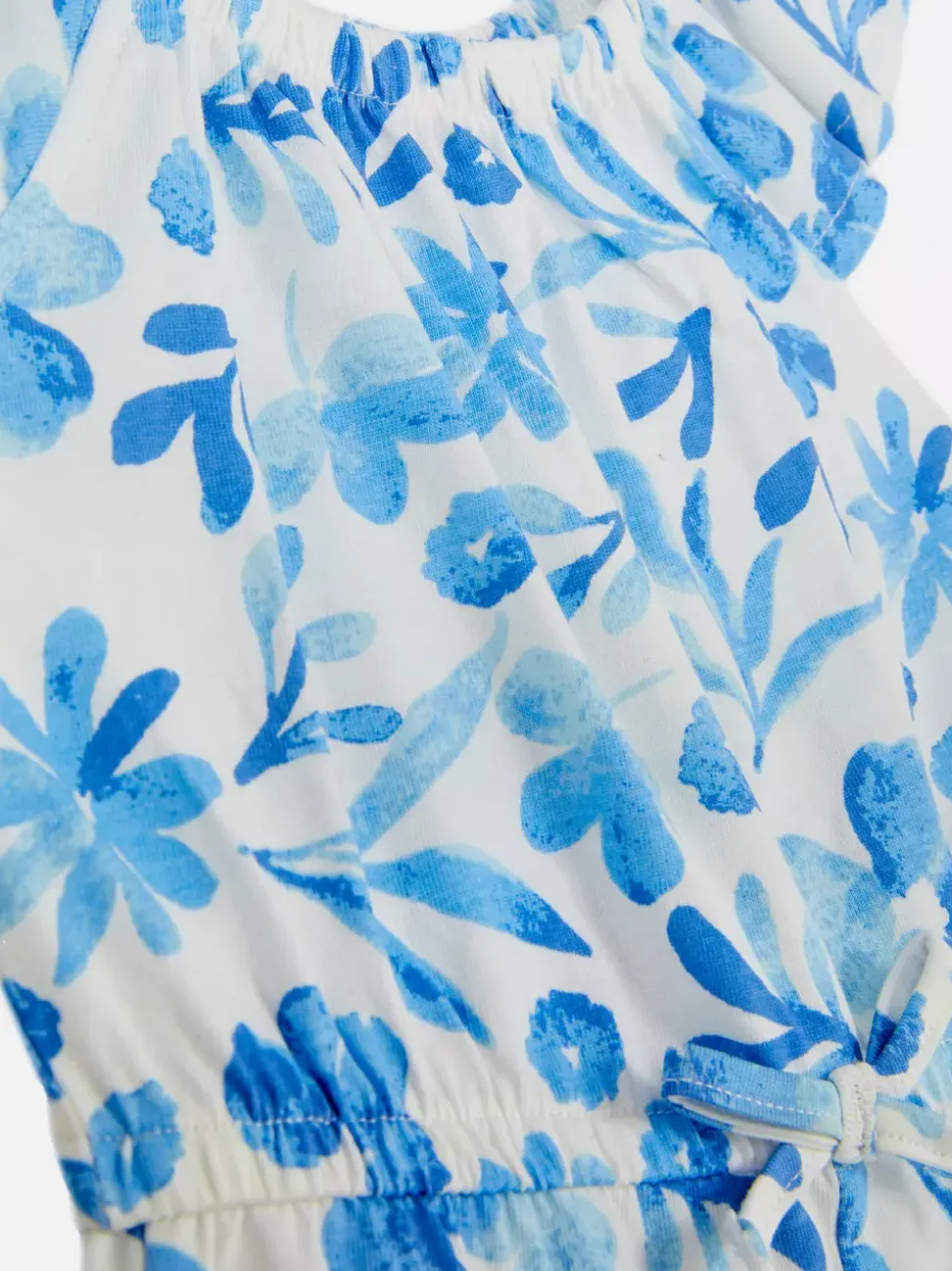 Wzorzysty krótki kombinezon na lato