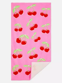 Wzorzysty ręcznik plażowy