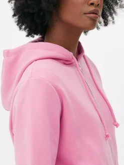 Zapinana na zamek bluza z kapturem Essential