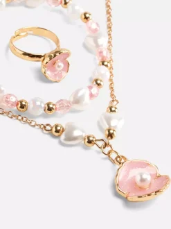 Zestaw biżuterii z muszelkami, 3 szt.