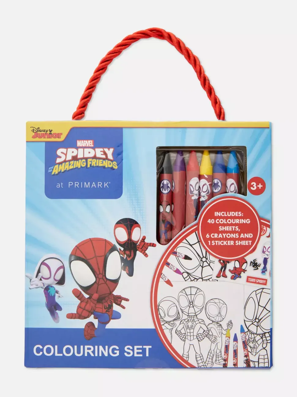 Zestaw do kolorowania z motywem Spider-Mana Marvela