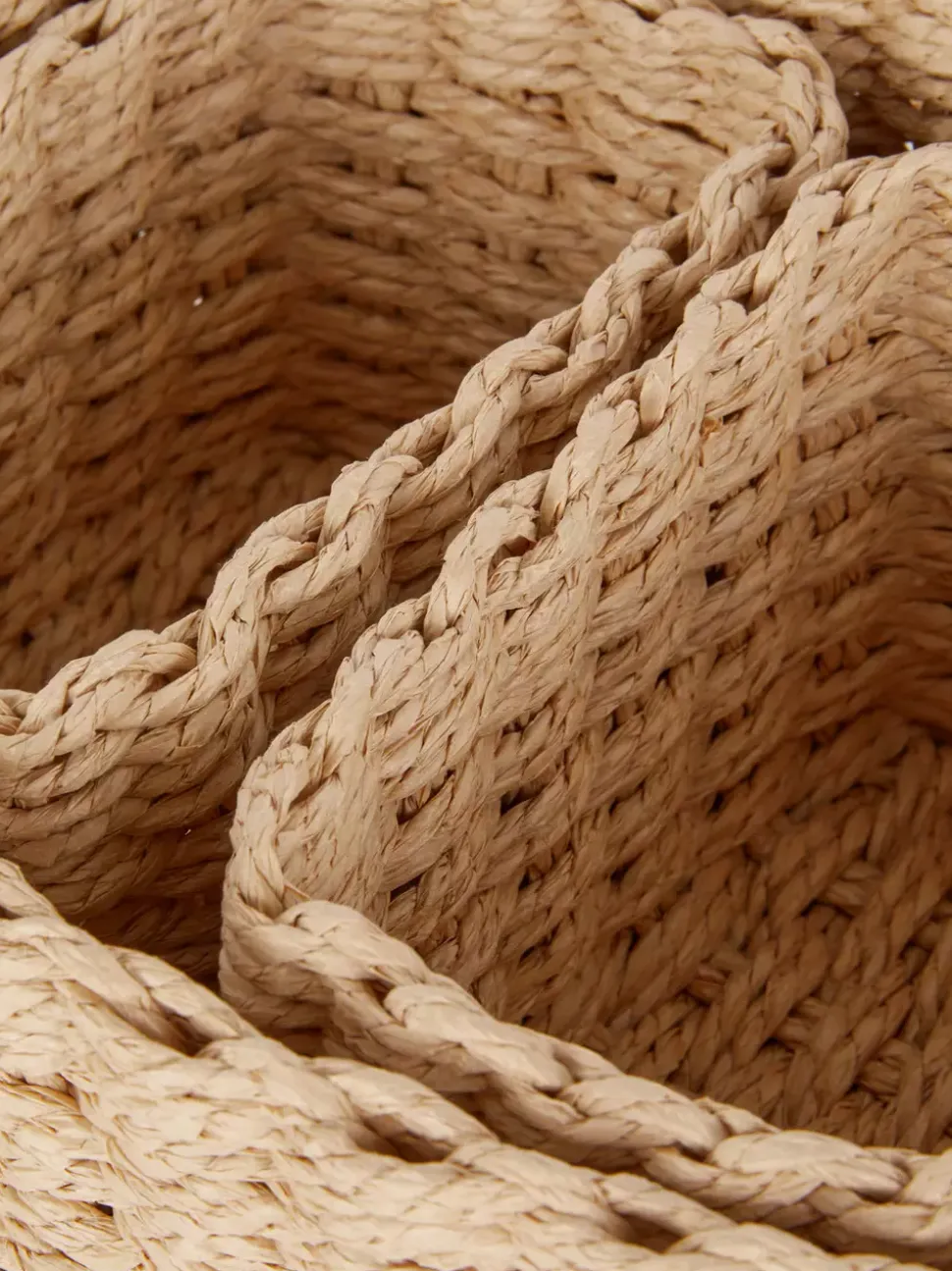 Zestaw koszyków z papierowej wikliny