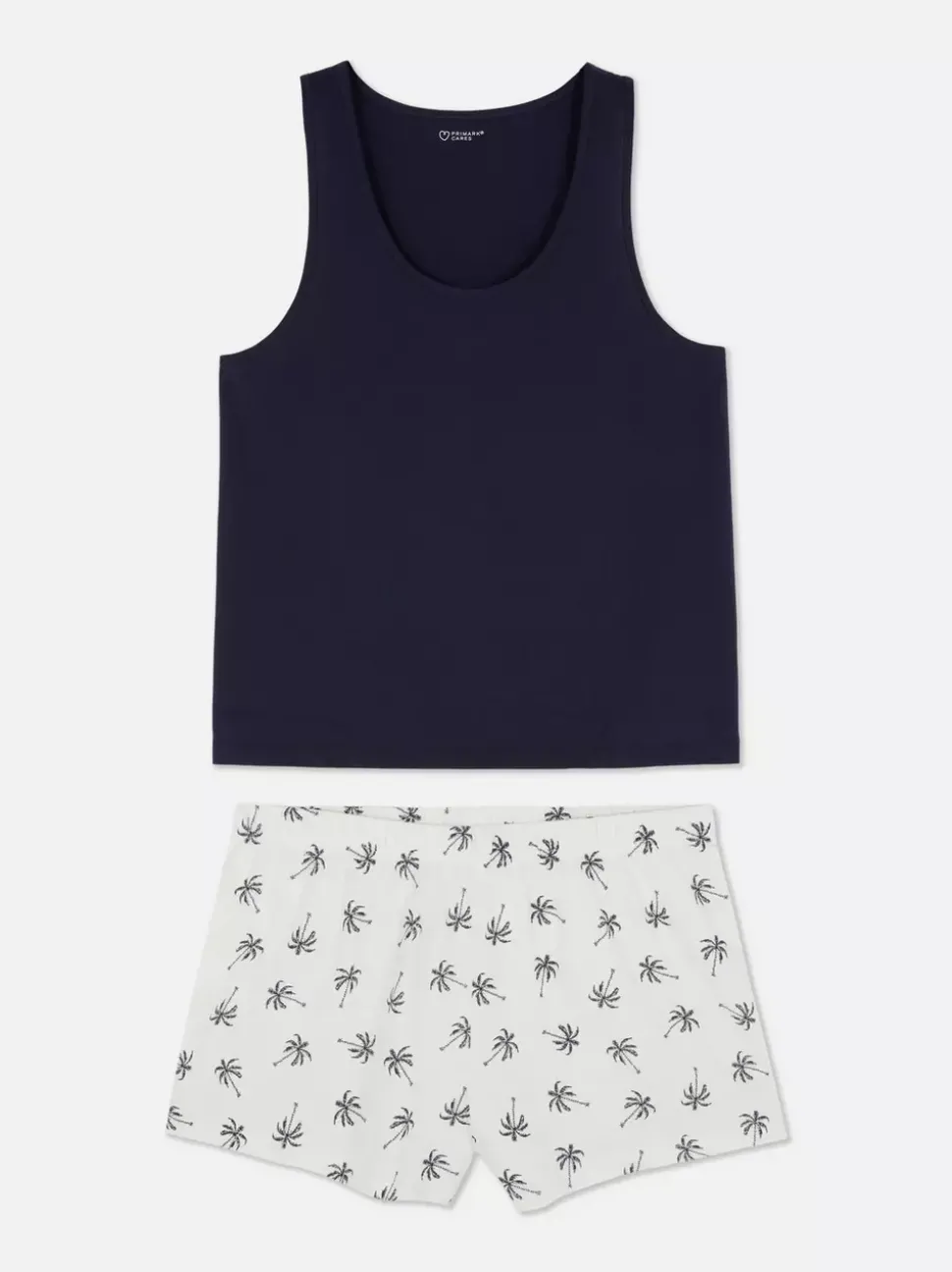 Zestaw piżamowy z bezrękawnikiem i szortami