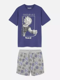 Zestaw piżamy z szortami z motywem Dragon Ball Z
